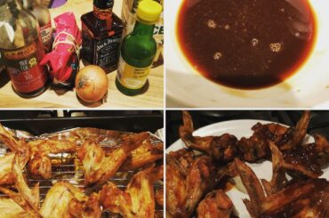 Jack Daniel's baked chicken wings