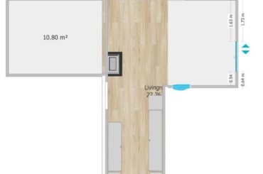 How can I furnish my weird living room space?