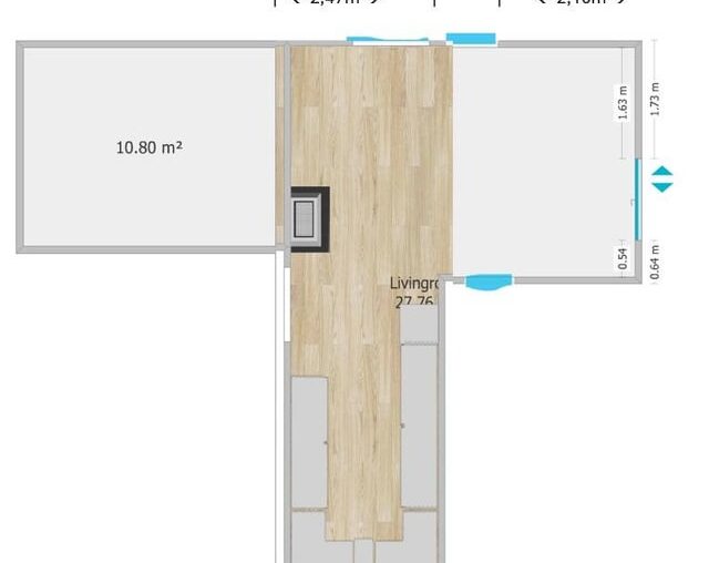 How can I furnish my weird living room space?