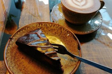 Chocolate Cake and a Flat White