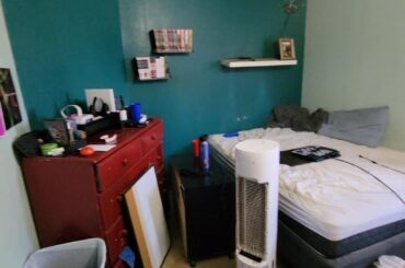 Grew Up in a depression house. I renovated my room about a year ago, decided to share it today. Second before pic was when i first started.