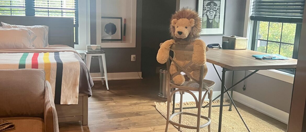 He’s coming home from college for the weekend!