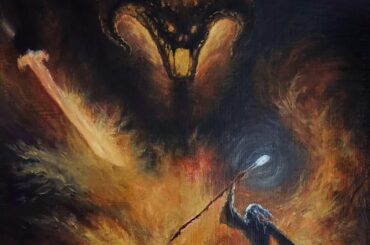 My LotR painting: would you buy it as a room decoration item ?