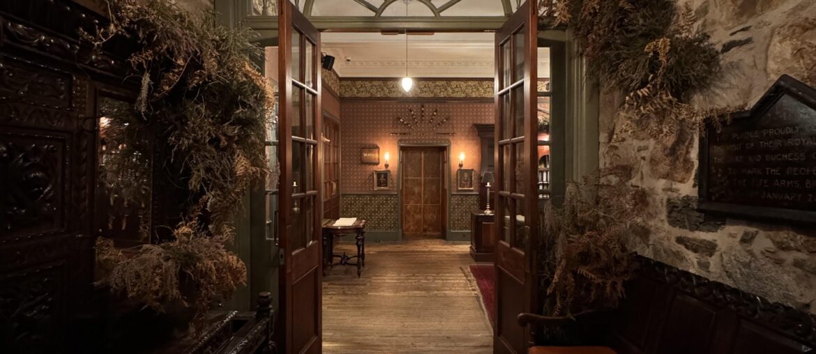 Foyer at the Fife Arms, Braemar Scotland [3024x4032] [OC]