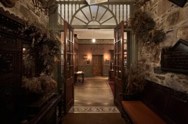 Foyer at the Fife Arms, Braemar Scotland [3024x4032] [OC]