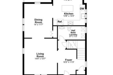 How should I furnish a living room with this floor plan (there is a radiator in front of the double windows) picture included of current set up
