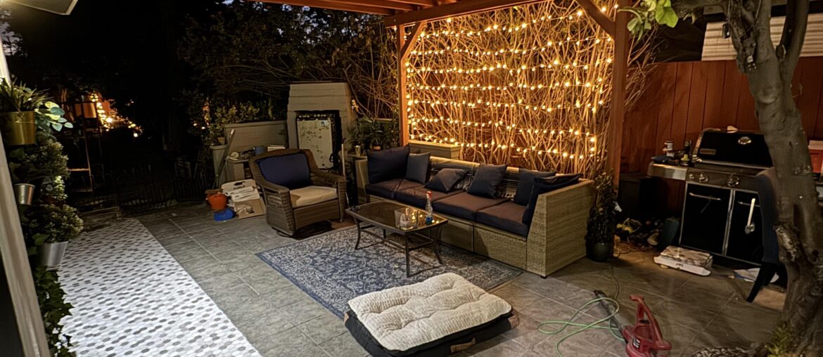 Would you add more lights to this pergola?