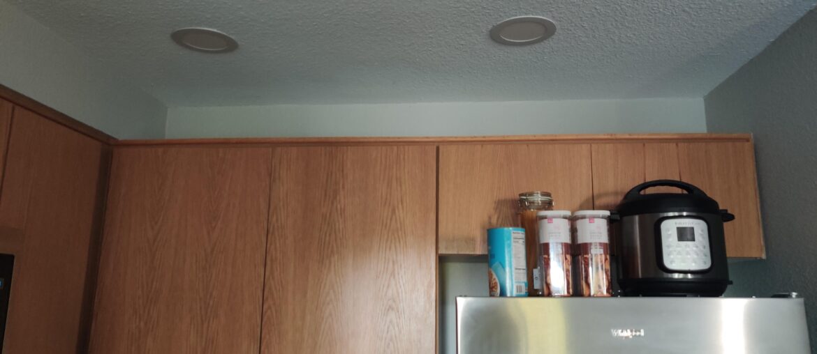 What should I do with this space above my cabinets?