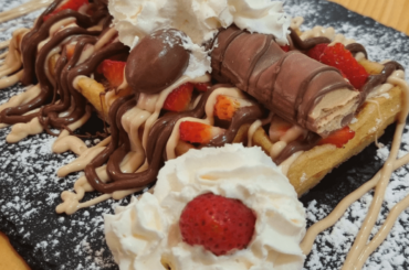 Waffles in Setúbal, Portugal