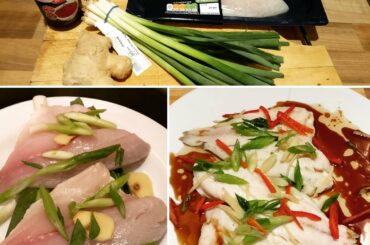 steam fish with soy dressing