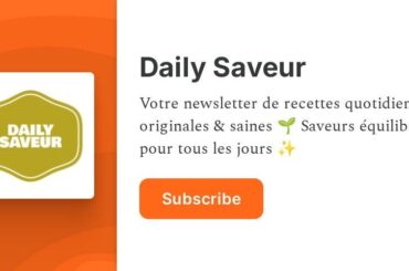 Daily Saveur - Newsletter