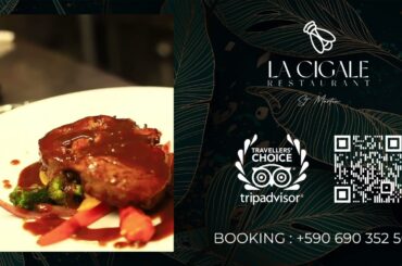 A hidden gem for gourmets, La cigale in Sint Maarten island (French side)