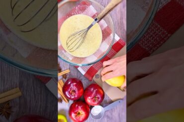 3 Apples + 5 Minutes | Delicious! Easy French Apple Pie Secret #appledessert #applerecipe #applecake