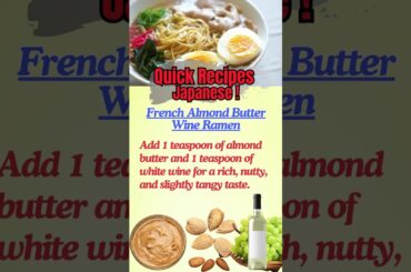 Almond Butter Ramen #shorts