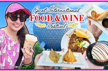 Disney World Epcot FOOD & WINE Festival 2024 | Trying LOADS of Snacks!