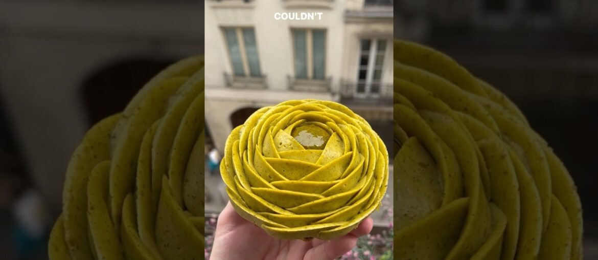 Trying Cedric Grolet pastries in Paris