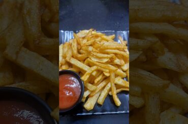 Hand-Cut-French Fries#youtubeshorts #recipe #cooking #potatorecipe #snacks #trending #viralshorts