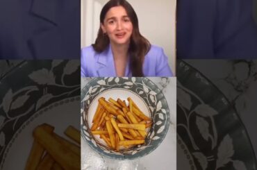 Alia Bhatt French Fry Recipe#shorts