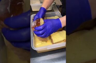 FLUFFIEST JAPANESE FRENCH TOAST #frenchtoast #japanesefood #japan #shorts