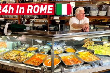 24 Hours Of ITALIAN FOOD In ROME - Best Roman Pizza & Local Street Food