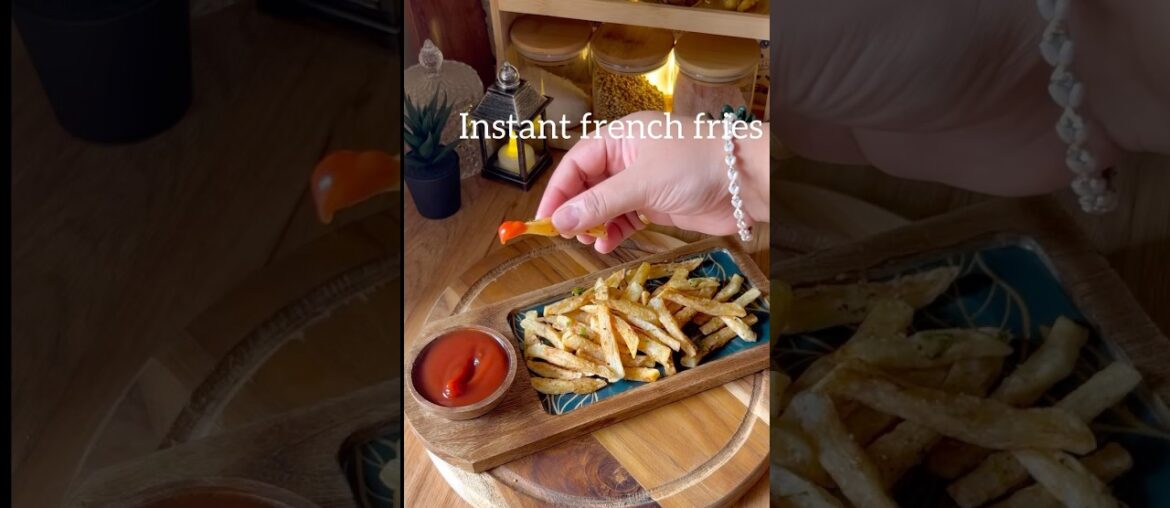 Instant French Fries #shorts #ytshorts #veg_desi_cuisine #food #cooking #ytshortsvideo #viralshort