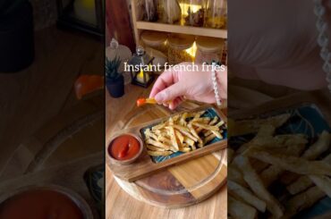 Instant French Fries #shorts #ytshorts #veg_desi_cuisine #food #cooking #ytshortsvideo #viralshort