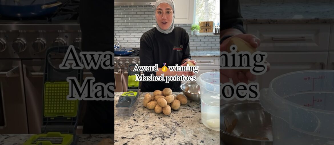 Award-winning fluffy delicious mashed potato recipe #yummy #fyp  #MashedPotato #MashedPotatoRecipe