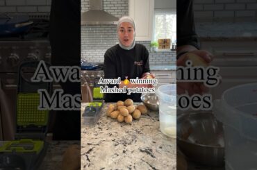 Award-winning fluffy delicious mashed potato recipe #yummy #fyp  #MashedPotato #MashedPotatoRecipe