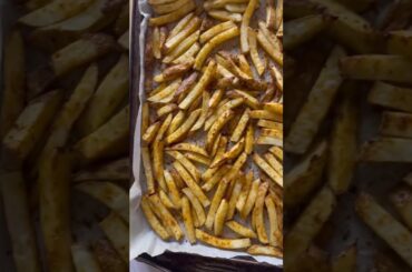 The BEST Oven Baked Crispy French Fries