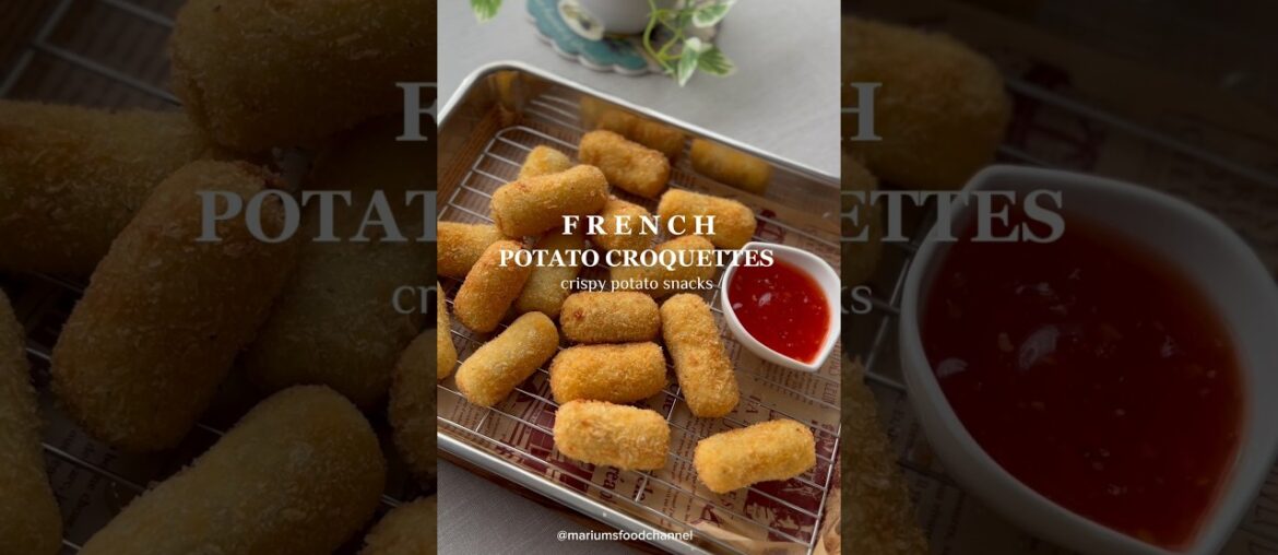 French Potato croquettes Recipe #food #shorts #snacks #lunchboxrecipe #cooking #homemadefood #food