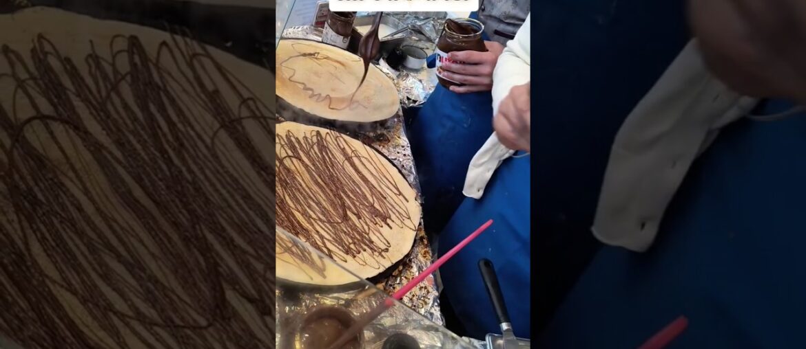 Germany lo super duper fast choco French Crepe desktop Dosa #shorts #trending #elivator #bullet