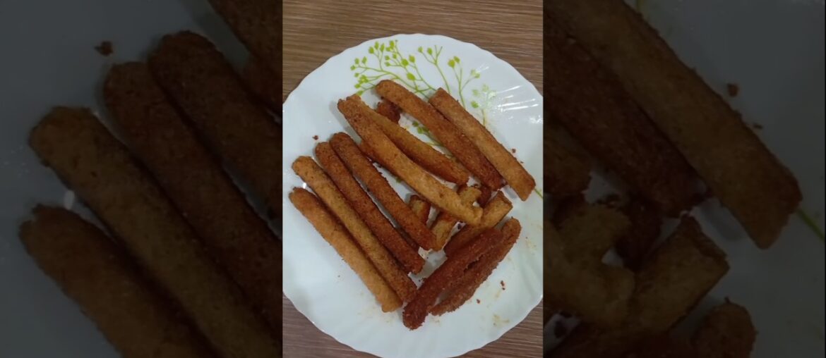 French fries from bread easy recipe #food #diwalinamkeen #eveningsnacks #recipe