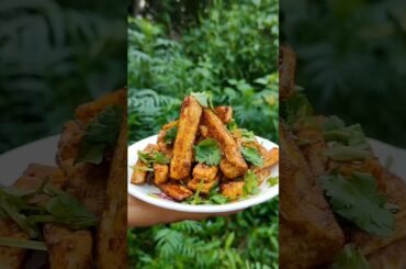 Amazing french fries with arbi | arbi ki sabji #shorts #asmr #streetfood #shortsfeed #arbi #yt