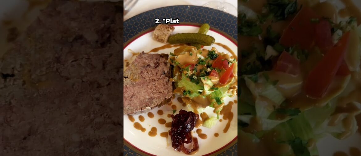 French restaurant specials menu 101 #france #foodie #shorts