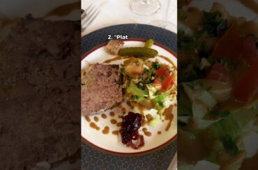 French restaurant specials menu 101 #france #foodie #shorts
