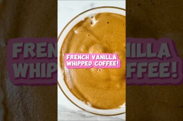 French Vanilla Whipped Coffee