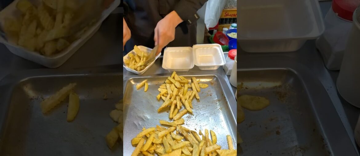 Masala French Fries | Tasty Fries #streetfood #youtubeshorts #pakistanfood #streetfood #fyp #food