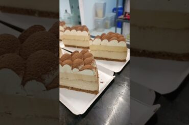 Eggless, Baked Tiramisu Cheese cake #french #chef #trending #food