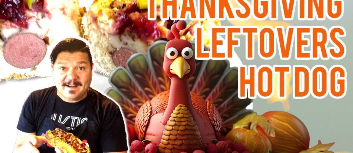 THE MOST RIDICULOUS THANKSGIVING HOT DOG. GOBBLE GOBBLE! THE MOST RIDICULOUS THANKSGIVING HOT DOG. GOBBLE GOBBLE!