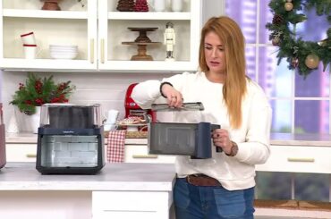 GreenPan 7Qt Ceramic Nonstick 360 Clear View Air Fryer on QVC