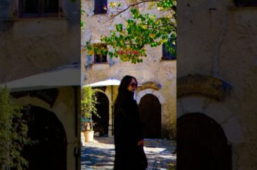 A hilltop village along French Riviera (Warm winter in Nice, France Ep3) #travelvlog #southernfrance