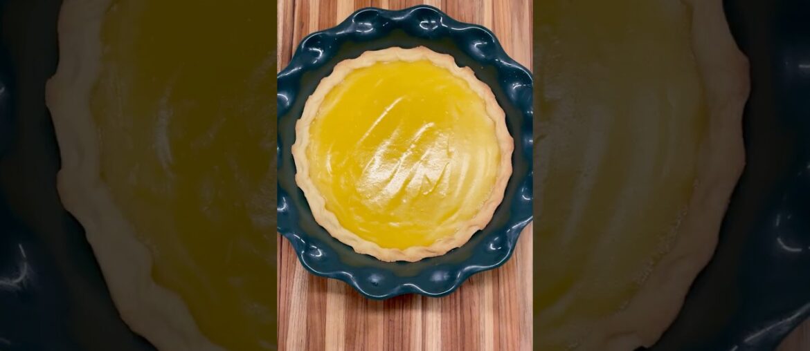 EASY LEMON TART - Full Recipe Link in Description #FoodShorts #Foodie #Baking #Dessert #Shorts