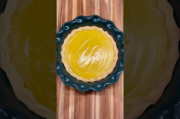 EASY LEMON TART - Full Recipe Link in Description #FoodShorts #Foodie #Baking #Dessert #Shorts
