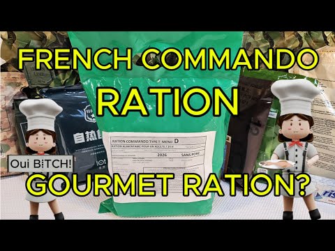 FRENCH MARINE COMMANDO- 24 HOUR RATION- WITH BALLS???? FRENCH MARINE COMMANDO- 24 HOUR RATION- WITH BALLS????
