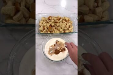 Dump and Bake French Toast Casserole #recipe #frenchtoast #casserolerecipe #easyrecipe #dumpandbake