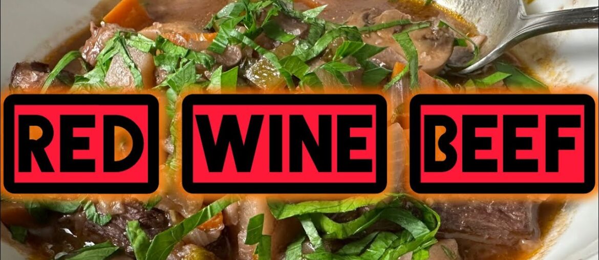 French Style Red Wine Beef French Style Red Wine Beef