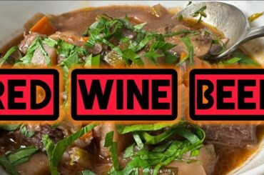 French Style Red Wine Beef