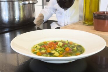Homemade traditional French Pistou Soup Recipe