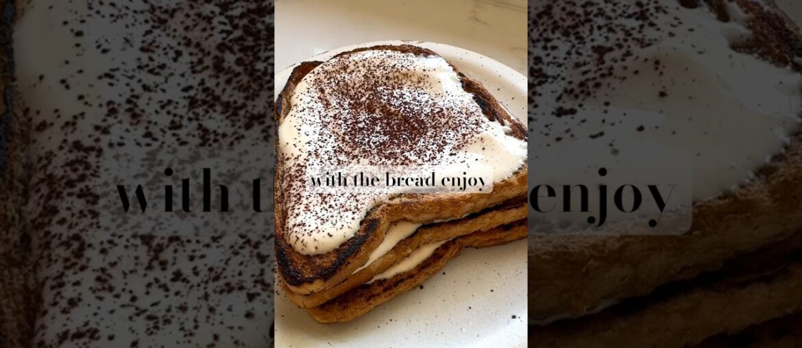 Tiramisu French Toast #tiramisu #frenchtoast #breakfastrecipe #healthyrecipes #highprotein