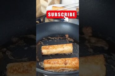 So yammy Chocolate bread roll french toast#shortvideo #food #streetfood #chocolate #recipe